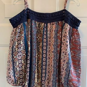 🎈2 for $10🎈Iz byer Blue and coral top